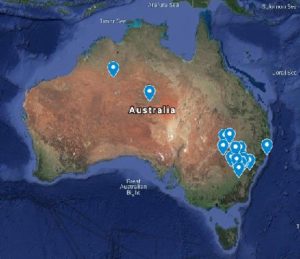 Rain Songs rain dance Australia Map